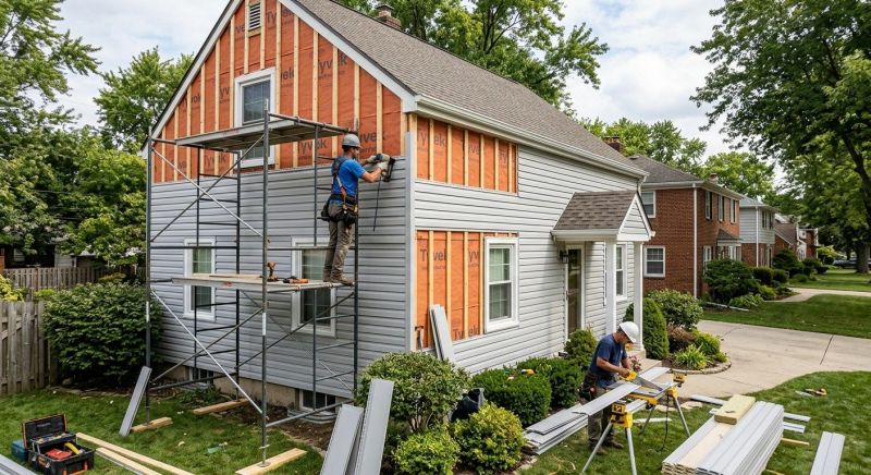 Horizontal Siding Installation in Greensburg, IN